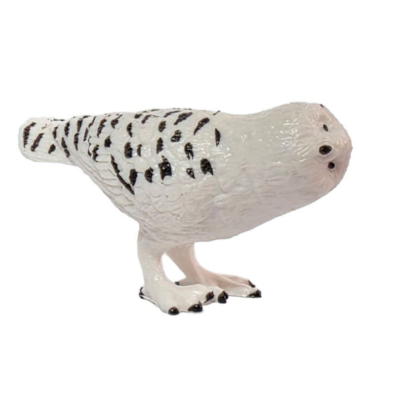 فیگور ناب سل مدل جغدبرفی کد SNOWY OWL NAAB044 ارتفاع 3 سانتی متر