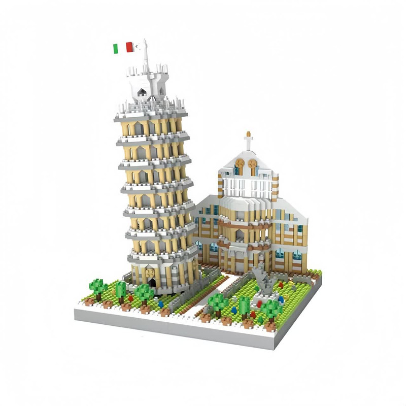 ساختنی  2680 تکه ناب سل مدل برج پیزا ایتالیا کد LEANING TOWER OF PISA BUILDING COLLECTION 2680PCS/PZS32083