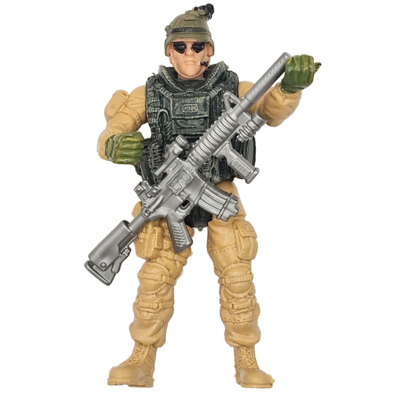 فیگور ناب سل مدل سرباز تفنگدار کد SPECIALFORCES NAAB010  ارتفاع 10 سانتی‌متر