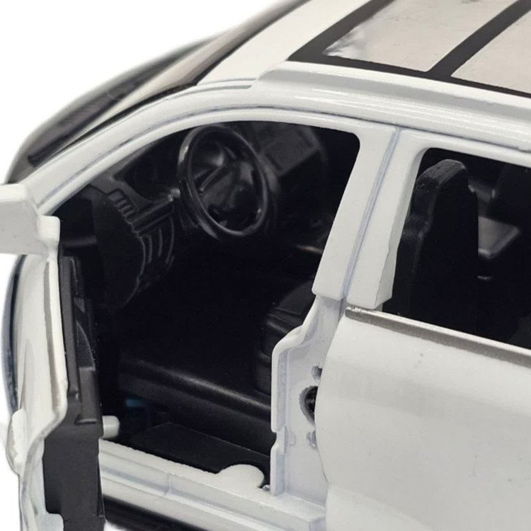 ماکت ماشین ناب سل مدل لکسوس فلزی چراغدار موزیکال عقب کش کد LEXUS LX570 SCALE1:28 به همراه استند