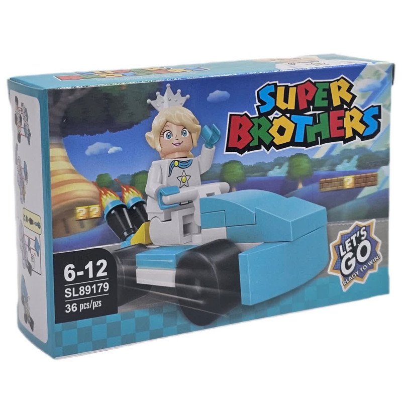 ساختنی 36 تکه ناب سل مدل  ماریو ماشین سوار کد 36PCS/PZS SUPER BROTHERS SL89179 NO.5