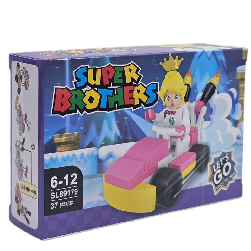 ساختنی 37 تکه ناب سل مدل ماریو ماشین سوار کد 37PCS/PZS SUPER BROTHERS SL89179 NO.6
