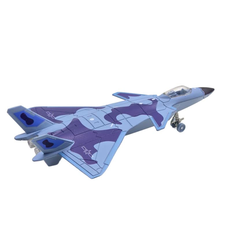 ماکت هواپیما ناب سل مدل جت موزیکال چراغدار CHENGDU J-20