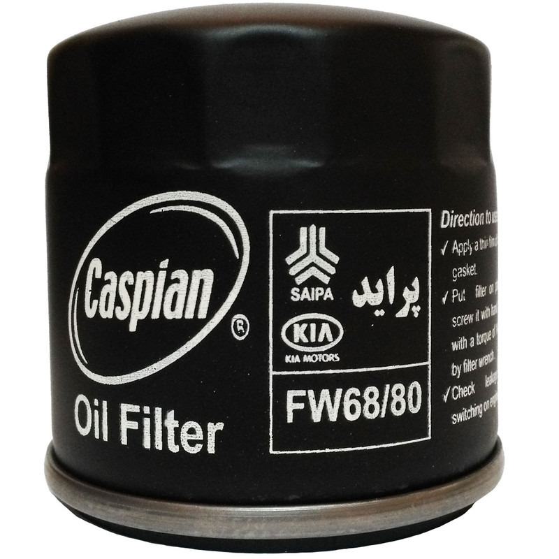 فیلتر روغن خودروی کاسپین مدل FW6880 مناسب برای پراید صبا