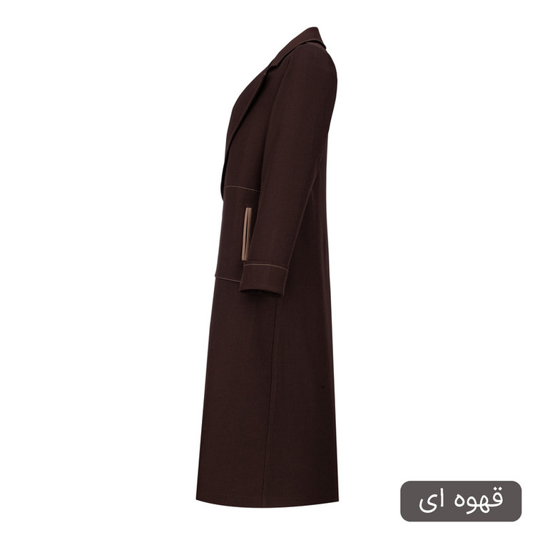 مانتو زیر زانو زنانه السانا مدل ناروین کد 2611