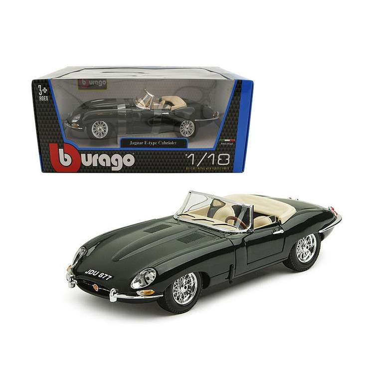 ماکت ماشین بوراگو مدل Jaguar E-Type Convertible 1961-1974 Cabriolet