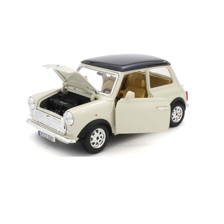 ماشین بازی بوراگو مدل Mini Cooper Beige