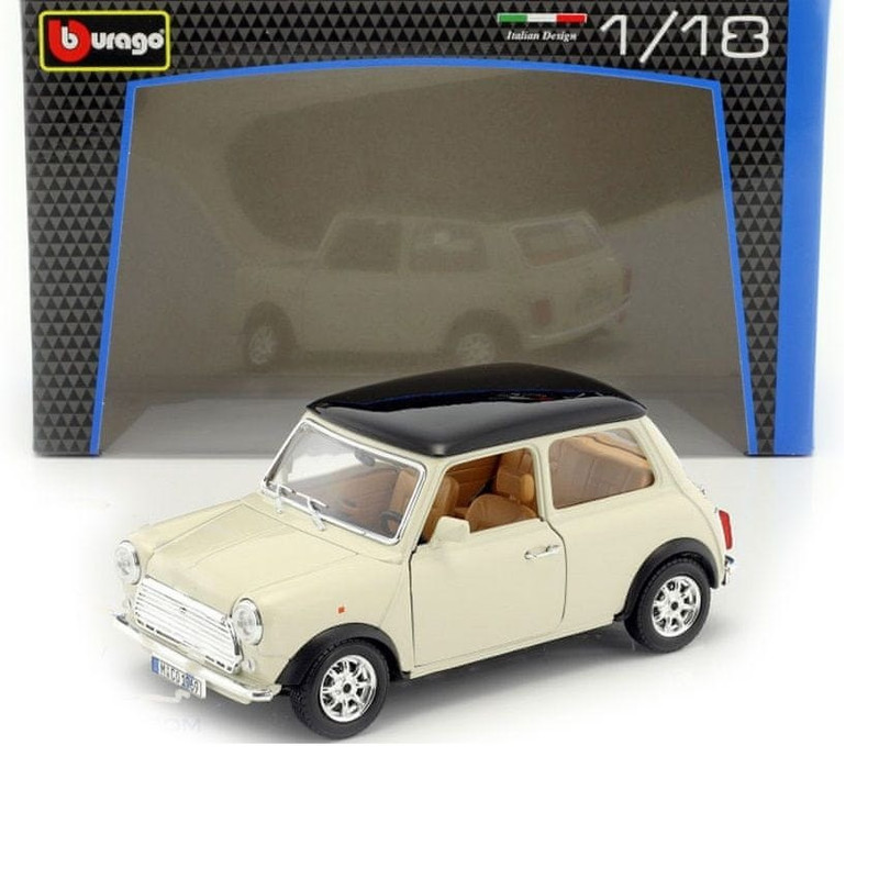 ماشین بازی بوراگو مدل Mini Cooper Beige