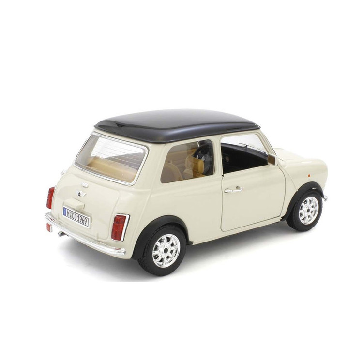 ماشین بازی بوراگو مدل Mini Cooper Beige