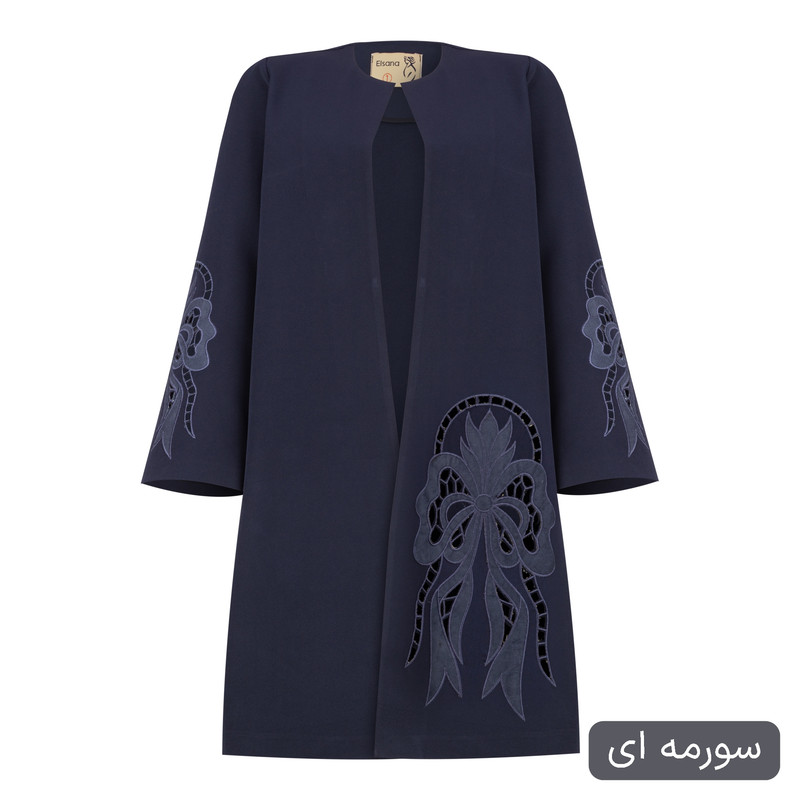 مانتو روی زانو زنانه السانا مدل دلرخ کد 2600