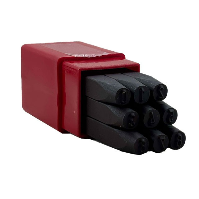 سنبه شماره کوب ایران پتک کد LM2611 سایز 5 میلی متر بسته 9 عددی