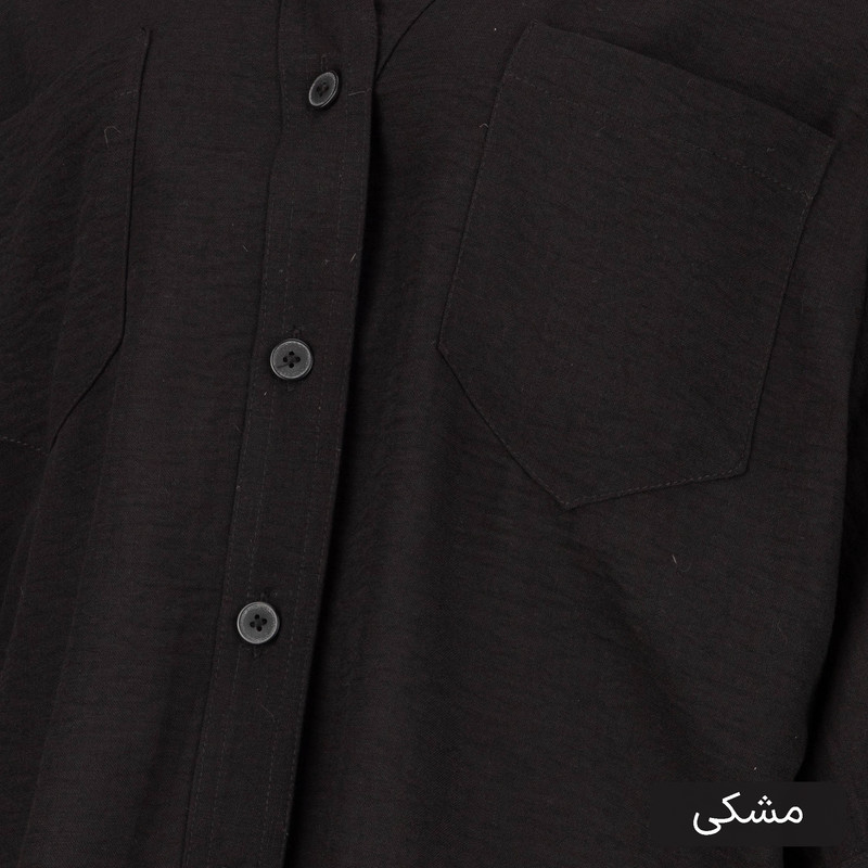 شومیز آستین بلند یقه برگردان زنانه السانا مدل پارلا کد 2568