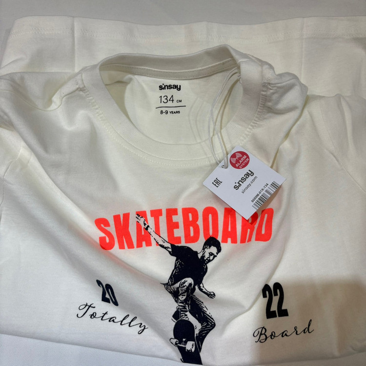 تیشرت آستین کوتاه پسرانه سین سی مدل skateboard
