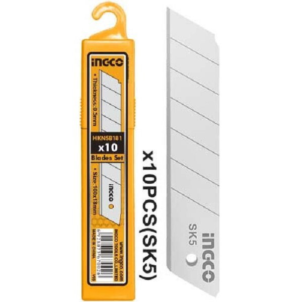 تیغ کاتر اینکو مدل HK-NSB-112 مجموعه 10 عددی