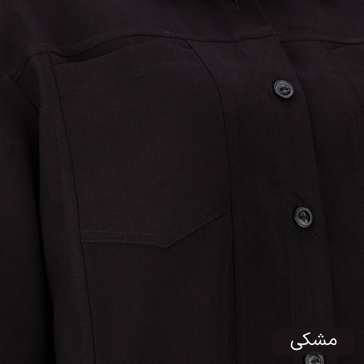 شومیز آستین بلند یقه برگردان زنانه السانا مدل لیلیا کد 2567