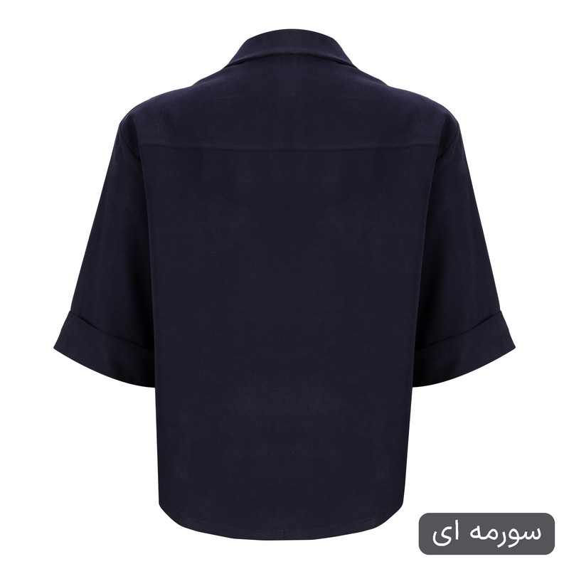 شومیز آستین بلند یقه برگردان زنانه السانا مدل لیلیا کد 2567