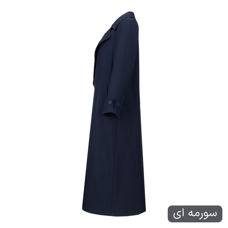 مانتو روی زانو زنانه السانا مدل وارش کد 2596