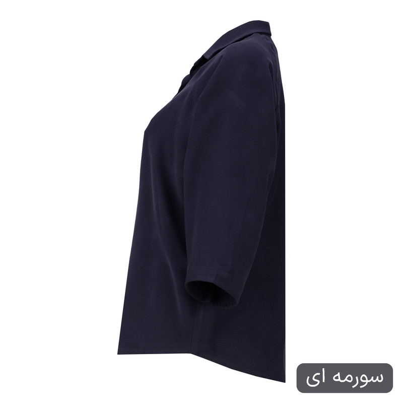 شومیز آستین بلند یقه برگردان زنانه السانا مدل مدیسا کد 2569