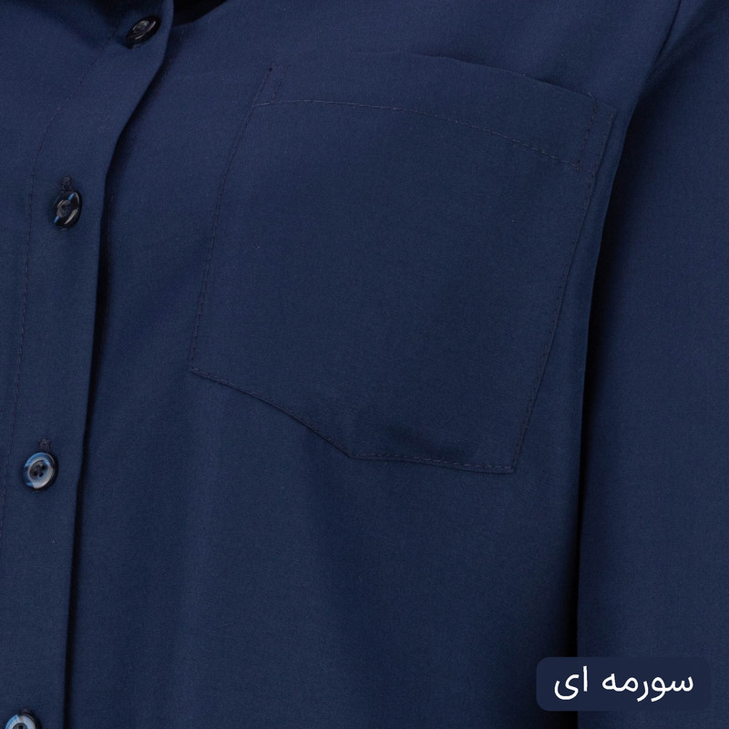 مانتو شومیزی روی باسن زنانه السانا مدل لیام کد 2554
