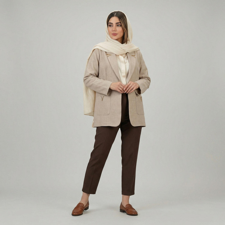 مانتو کتی زنانه السانا مدل سیرنگ کد 210451