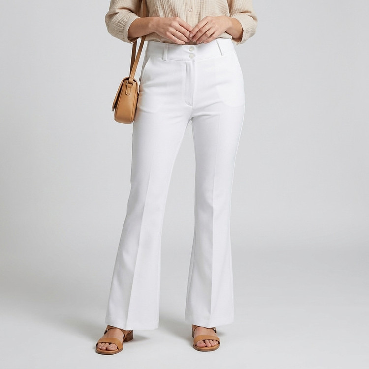شلوار دم پا گشاد زنانه مدل G122