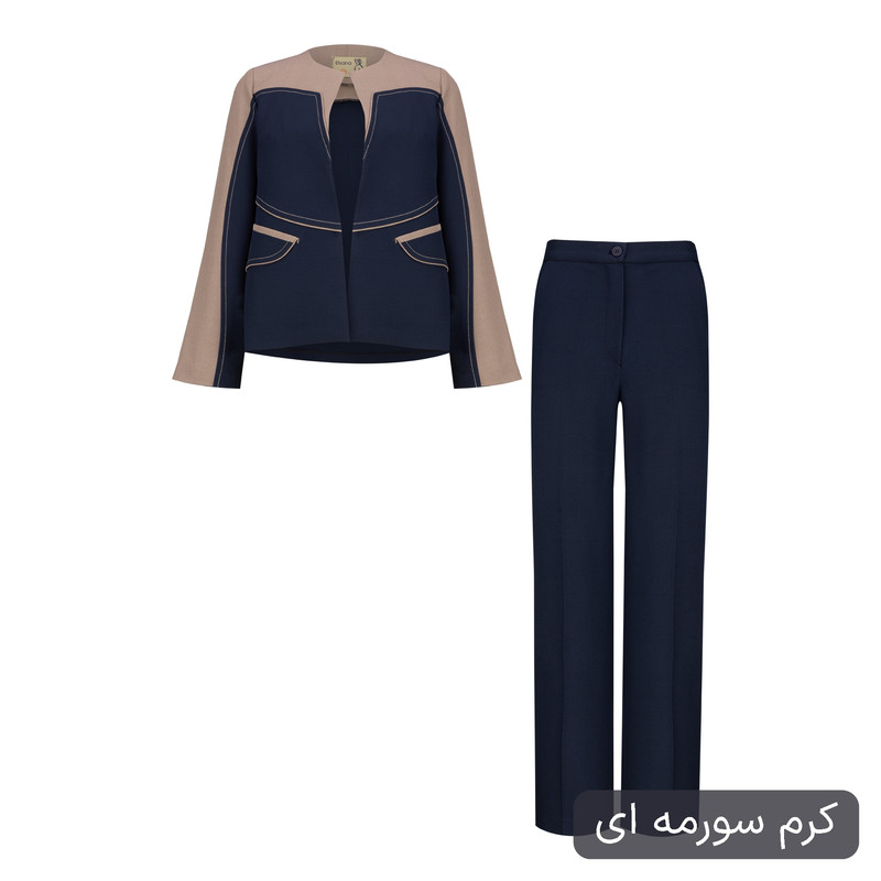 ست کت و شلوار رسمی زنانه السانا مدل بهارین کد 2559