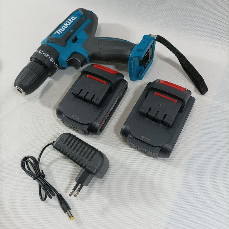 دریل چکشی مدل brushless مجموعه 27 عددی