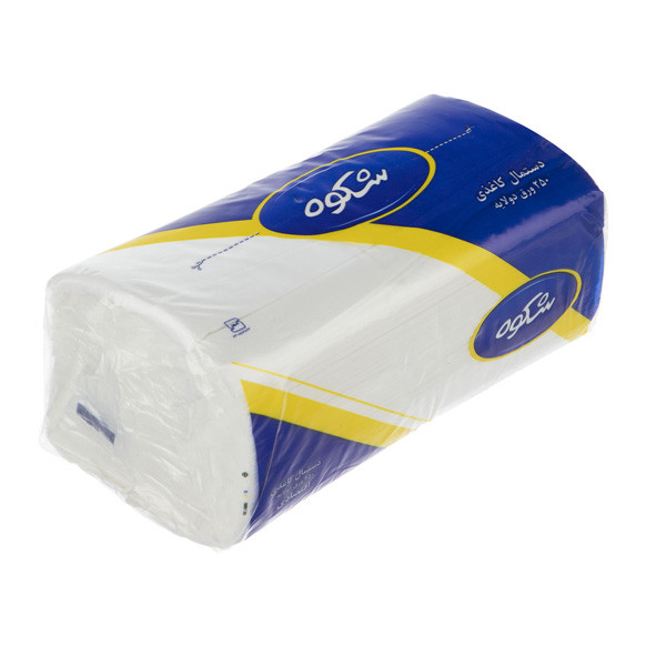 دستمال کاغذی 250 برگ شکوه مدل اقتصادی کد 304