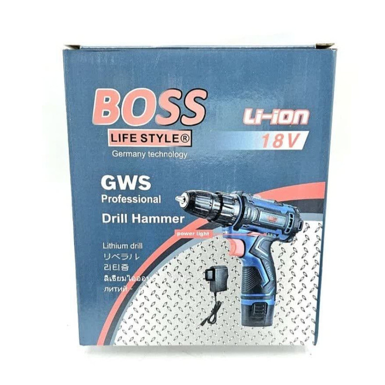 دریل پیچ گوشتی شارژی باس مدل 18V-liion
