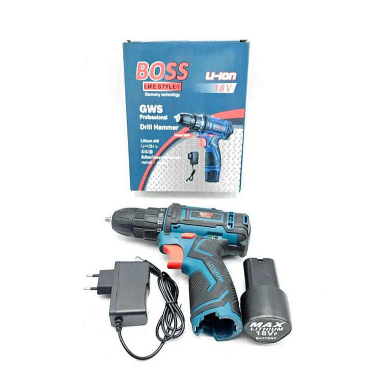 دریل پیچ گوشتی شارژی باس مدل 18V-liion