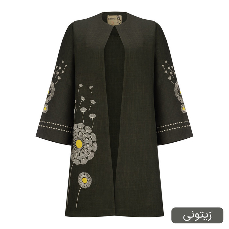 مانتو زیر زانو زنانه السانا مدل پریسان کد 2503