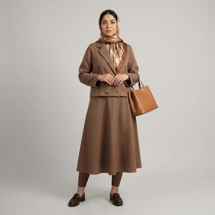 ست کت و دامن رسمی زنانه السانا مدل سیترا کد 168401