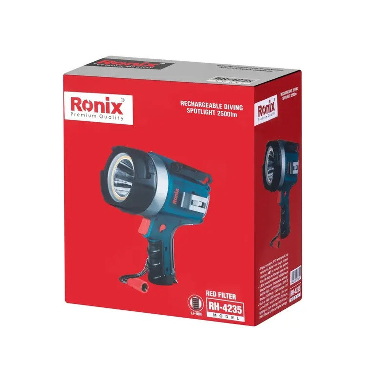 نورافکن دستی رونیکس مدل RH-4235 با نور مهتابی