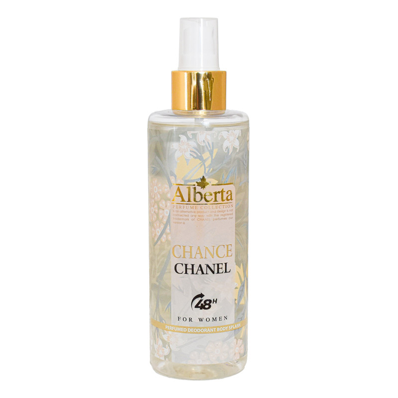 اسپری دئودورانت زنانه آلبرتا مدل CHANCE CHANEL حجم 250 میلیلیتر