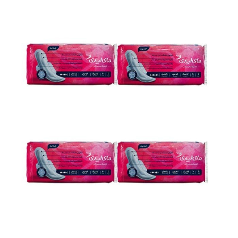 نوار بهداشتی مای لیدی مدل A05 سایز بزرگ مجموعه 4 عددی