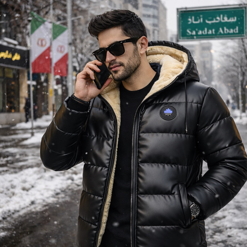 کاپشن مردانه سارزی مدل pofcharmsade