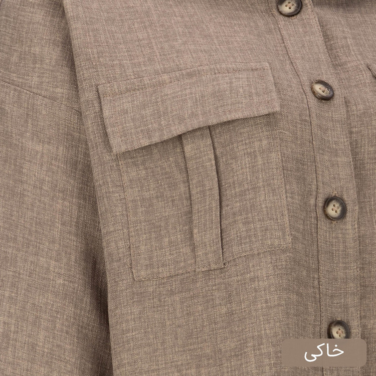 ست شومیز و شلوار زنانه السانا مدل دلگون کد 2474