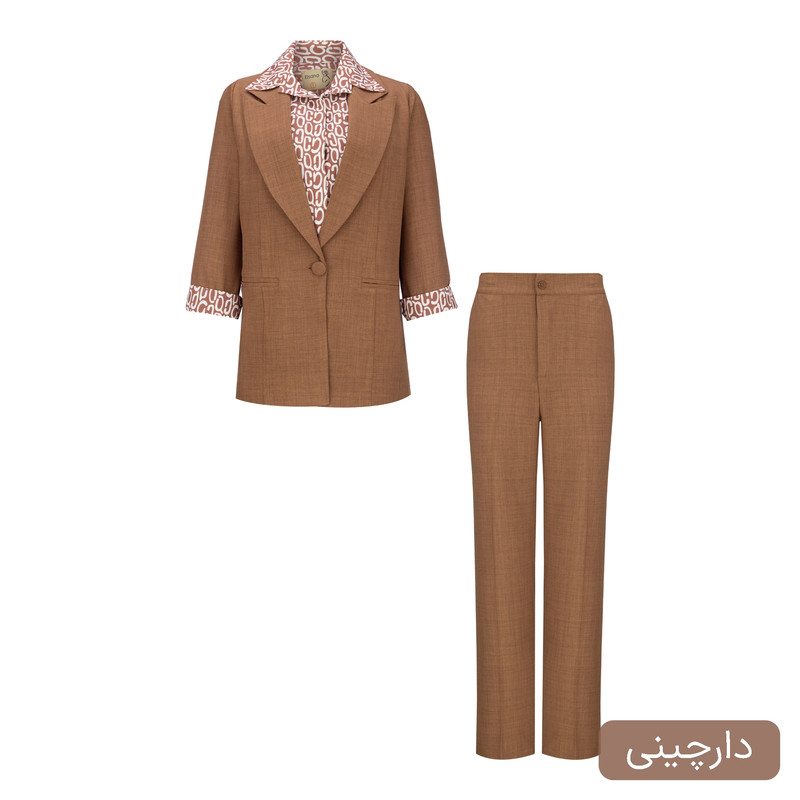 ست 3 تکه لباس رسمی زنانه السانا مدل مولیان کد 2466