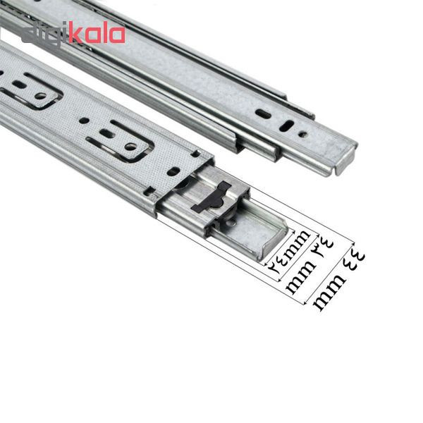 ریل ساچمه ای گلد استار مدل TE-50 سایز 50 سانتی متر بسته 2 عددی