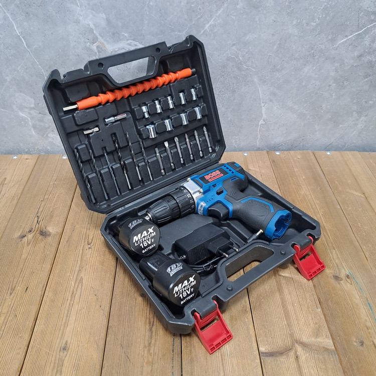 مجموعه 28 عددی دریل پیچ گوشتی صنعتی باس مدل 18VFMAX