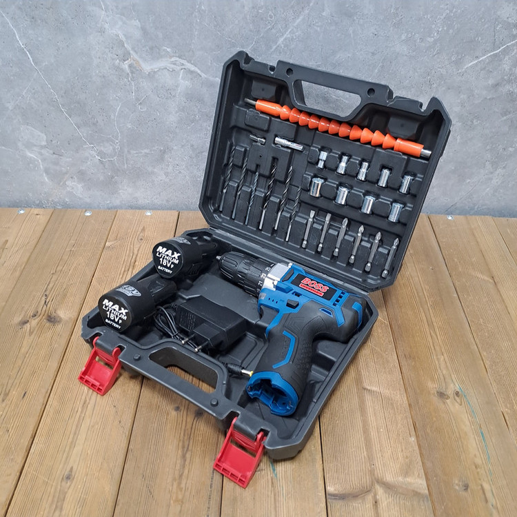 مجموعه 28 عددی دریل پیچ گوشتی صنعتی باس مدل 18VFMAX
