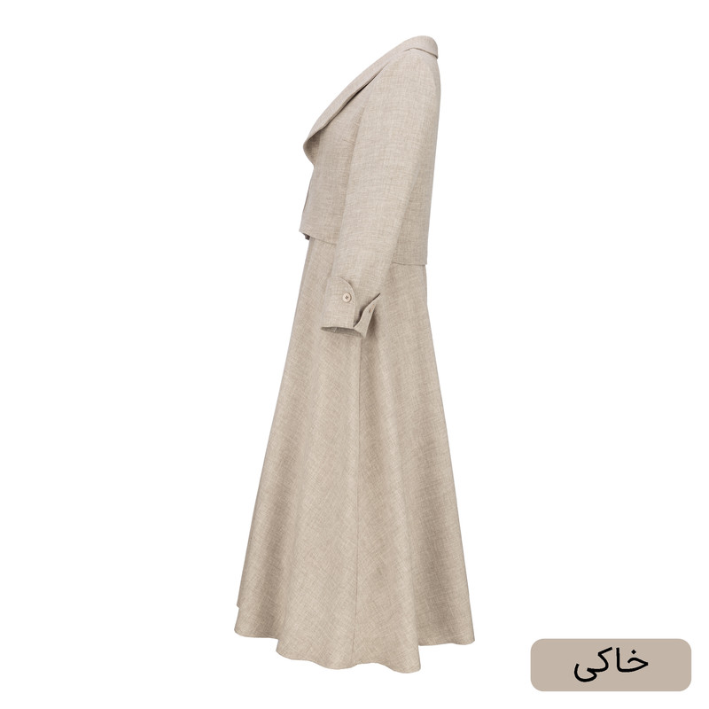 ست کت و سارافون رسمی زنانه السانا مدل ماهیار کد 2450