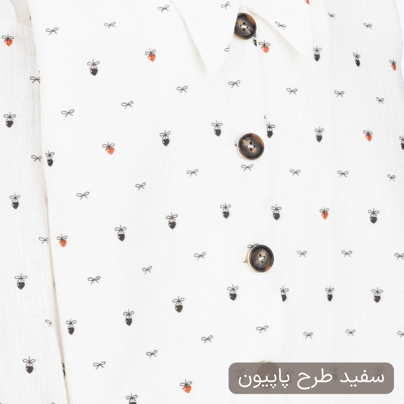 شومیز آستین بلند یقه برگردان زنانه السانا مدل نیکین کد 244801