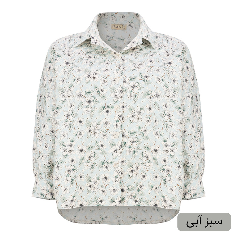 شومیز آستین بلند یقه برگردان زنانه السانا مدل آوانا کد 242720