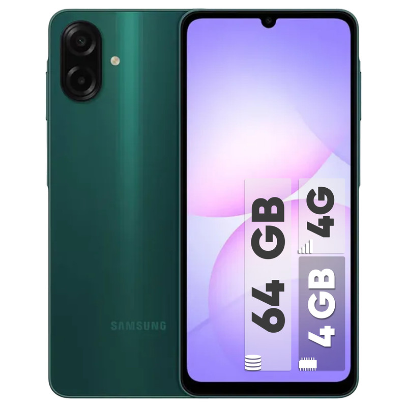 گوشی موبایل سامسونگ مدل Galaxy A07 دو سیم کارت ظرفیت 64 گیگابایت و رم 4 گیگابایت نو