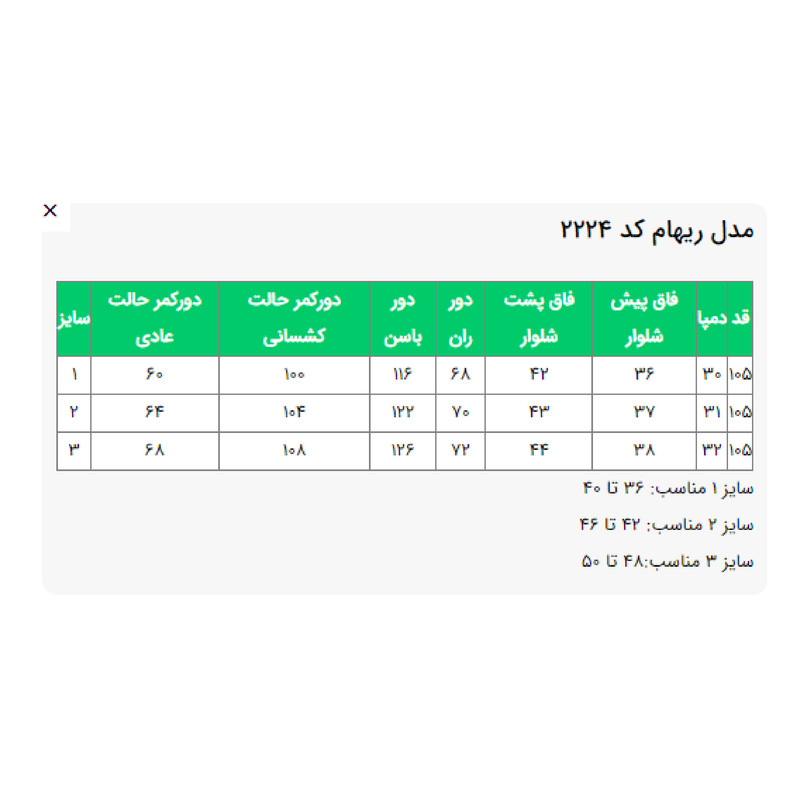 شلوار بگ زنانه السانا مدل ریهام کد 222427