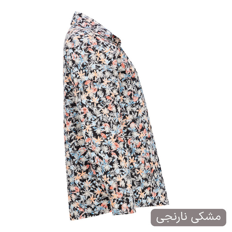 شومیز آستین بلند یقه برگردان زنانه السانا مدل لعیا کد 2420