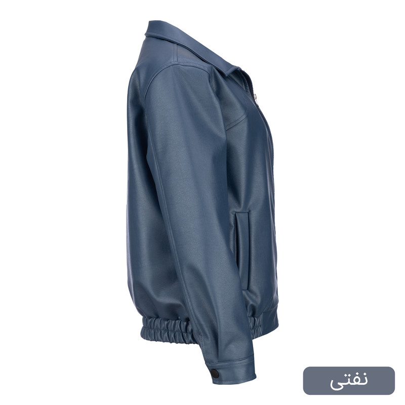 کت چرم زنانه السانا کد 2423