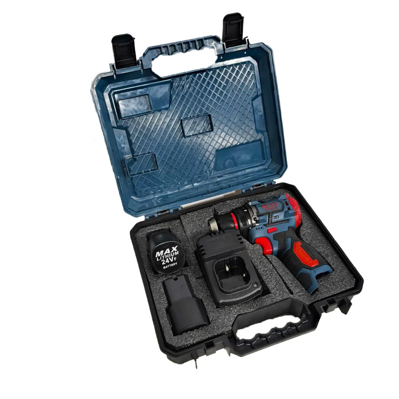 دریل شارژی باس مدل 24V-brushless-dual battery