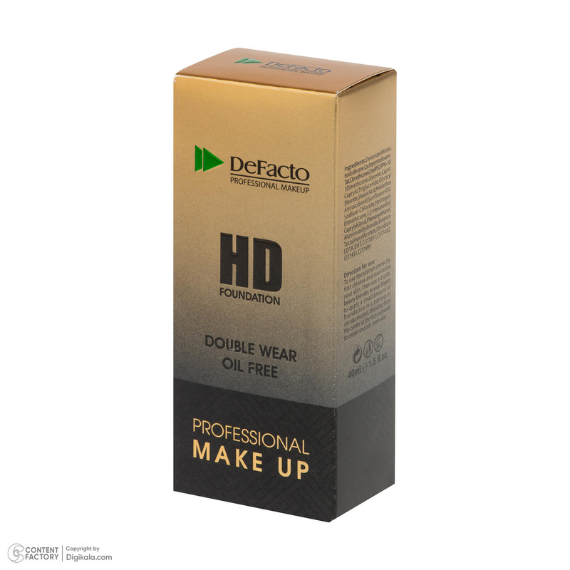 کرم پودر مایع دیفکتو مدل HD شماره F306 مناسب برای انواع پوست حجم 40 میلیلیتر